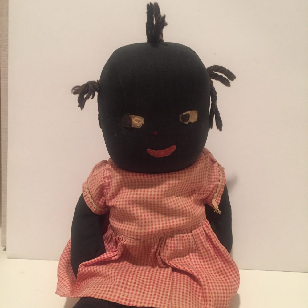 Antique Black Baby Rag Doll